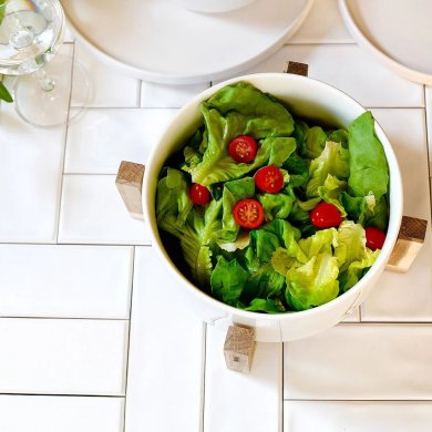 Салатник на подставке Homla FINCAN 20 см Белый 215962 фото - 6