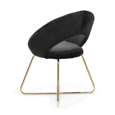 Обідній стілець Homla JARED Welur Чорний - 3 Обідній стілець Homla JARED Welur Чорний 214204 фото - 3