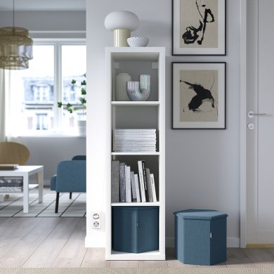 IKEA Пуф KJUGE Синий (ИКЕА КЮГЕ) 20565521 фото - 5