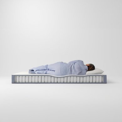 IKEA Пружинний матрац жорсткий VESTEROY 80x200 см Блакитний (ИКЕА ВЕСТЕРОЙ) 80450602 фото - 15