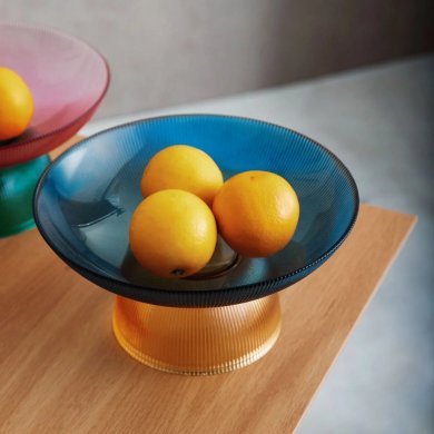 Сервировочное блюдо Homla MEGALO 25 см Синий - 5 Сервировочное блюдо Homla MEGALO 25 см Синий 234252 фото - 5