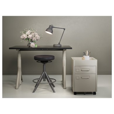 IKEA Табурет поворотний TROLLBERGET Чорний (ИКЕА TROLLBERGET) 80379347 фото - 17