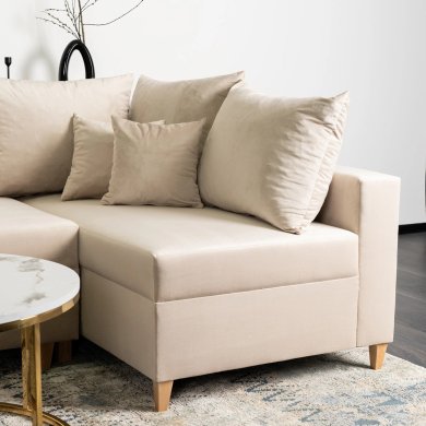 Розкладний диван Mebel Elit MARKUS Бежевий - 7 Розкладний диван Mebel Elit MARKUS Бежевий MGK.FIESTA/VELLUTO2/NAR фото - 7