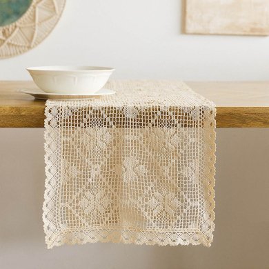 Доріжка на стіл (раннер) Homla STARSE 40x160 см Бежевий 229202 фото - 4