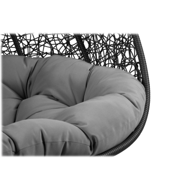 Підвісне крісло-кокон Corciano MOON Чорний 5901721054288 фото - 5