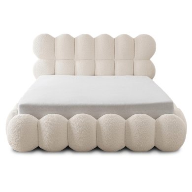 Кровать Mebel Elit ANKARA Boucle 160x200 см Кремововый ME.ANKARA/160/KR/TB/LOZZPOJ фото - 7