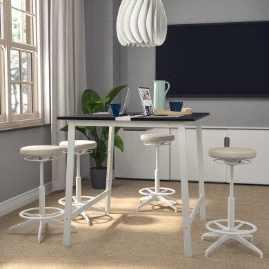 Письменный стол для работы сидя/стоя MITTZON Черный - 10 IKEA Письменный стол для работы сидя/стоя MITTZON Черный (ИКЕА МИЦОН) 99533457 фото - 10