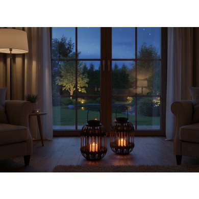 Подсвечник-фонарь Garden Line LIS3223 Черный LIS3223 фото - 4