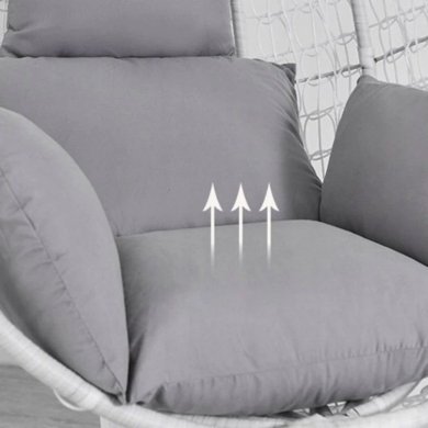 Подвесное кресло-кокон Garden Line S Темно-серый - 2 Подвесное кресло-кокон Garden Line S Темно-серый FAT9719 фото - 2