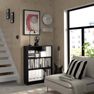 IKEA Стеллаж BILLY Черный (ИКЕА БИЛЛИ) 00477337 фото - 4