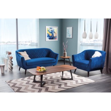 Крісло м'яке Signal MOLLY 1 Welur Синій MOLLY1V86GR-P фото - 5