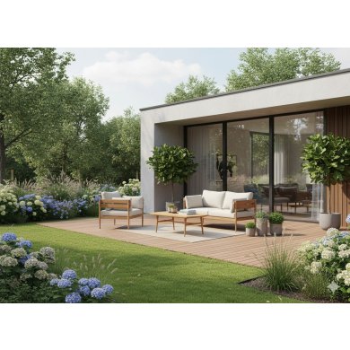 Комплект садовой мебели Garden Line PODGORICA Бежевый ALM8208 фото - 6