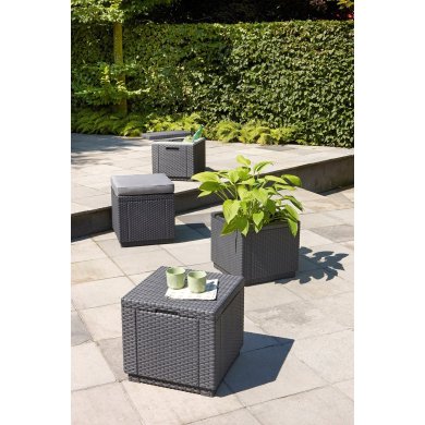 Садовый стол-бар Keter ICE CUBE Графит 213828 фото - 3