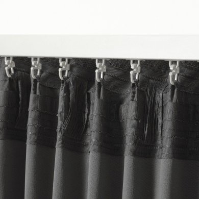 Шторы ANNAKAJSA 145x300 см 2 шт Антрацит - 16 IKEA Шторы ANNAKAJSA 145x300 см 2 шт Антрацит (ИКЕА АННАКАИСА) 40583430 фото - 16