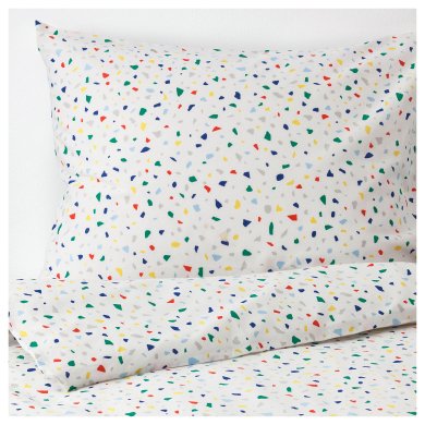 IKEA Комплект постельного белья MOJLIGHET 150x200 см Принт (ИКЕА MÖJLIGHET) 10423688 фото - 2
