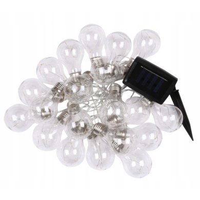 Декоративна гірлянда на сонячній батареї Garden Line 20 LED 3,8 м Теплий-білий - 2 Декоративна гірлянда на сонячній батареї Garden Line 20 LED 3,8 м Теплий-білий SOL3545 фото - 2