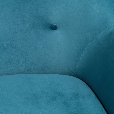 Диван Signal BERGEN Welur 2 Бірюзовий - 2 Диван Signal BERGEN Welur 2 Бірюзовий BERGEN2V85-venge фото - 2