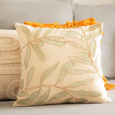 Декоративная наволочка Homla FREJA 45х45 см Бежевый 212924 фото - 5