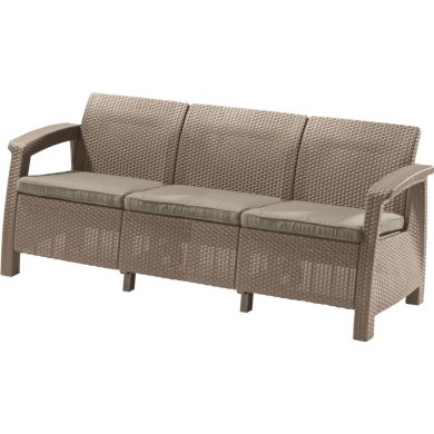 Садовий диван Keter CORFU LOVE SEAT MAX Капучино 258978