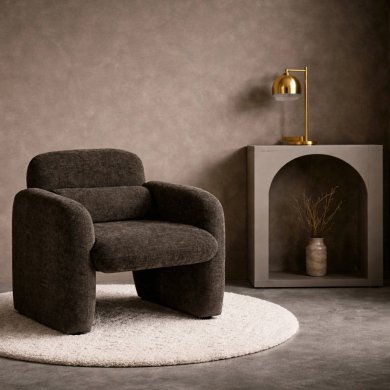 Кресло мягкое Mebel Elit TOGO Коричневый ME.TOGO/BR/T/FW фото - 7