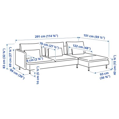IKEA SODERHAMN (ИКЕА СЁДЕРХАМН) 99514642 фото - 2