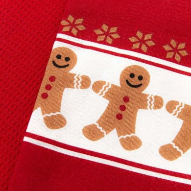 Набір кухонних рушників Homla BISCOTTO 45х65 см 2 шт Червоний - 4 Набір кухонних рушників Homla BISCOTTO 45х65 см 2 шт Червоний 160061 фото - 4