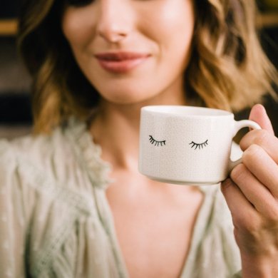 Кружка Homla EYELASHES 150 мл | Білий / Принт 206691 фото - 7