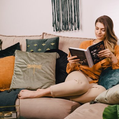 Декоративна наволочка Homla LIBELA 45х45 см Принт 207218 фото - 7