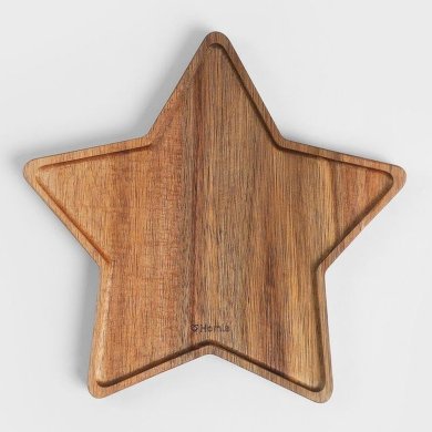 Сервірувальна дошка Homla XMAS MOOKA 25x24 см Дерево 230812