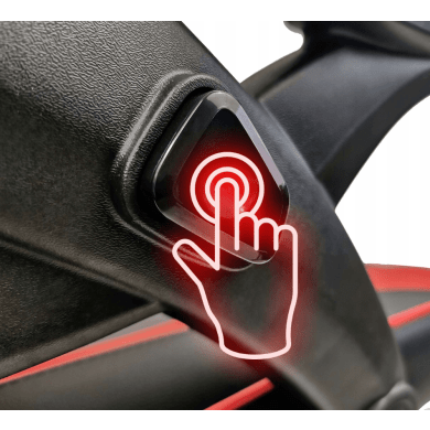 Геймерське крісло Kontrast KG105 Червоний - 9 Геймерське крісло Kontrast KG105 Червоний 5.90.20249 фото - 9