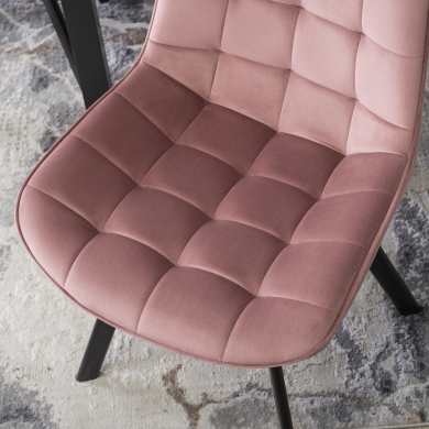 Обідній стілець Mebel Elit RICK Welur Рожевий ME.RICK/R/V/K фото - 9