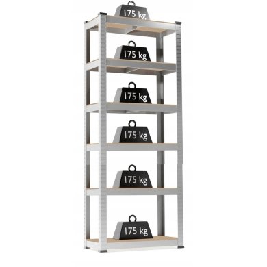 Стеллаж Garden Line GWI0612 Серебристый GWI0612 фото - 3