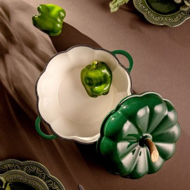 Кастрюля с крышкой Homla GHOST TOWN 3 л Зеленый 241700 фото - 8