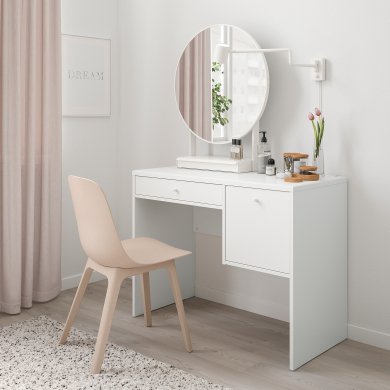 IKEA Туалетный стол SYVDE Белый (ИКЕА СИВДЕ) 80430746 фото - 3