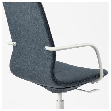 IKEA Офисное кресло LANGFJALL Синий (ИКЕА ЛАНГФЬЯЛЛЬ) 79252858 фото - 5