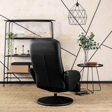 Кресло мягкое раскладное с реклайнером Mebel Elit TONY Черный - 11 Кресло мягкое раскладное с реклайнером Mebel Elit TONY Черный ME.TONY/CZ/E/FW фото - 11