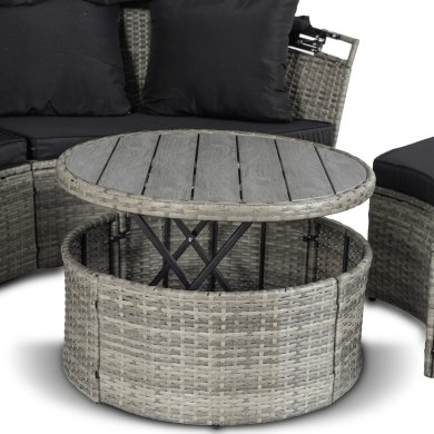 Комплект садових меблів Mebel Elit CALIFORNIA Світло-сірий ME.CALIFORNIA/LIGHTGRAY фото - 5