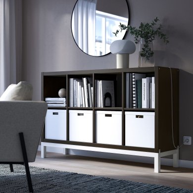 IKEA Стелаж KALLAX Коричневий (ИКЕА КАЛЛАКС) 09442678 фото - 8