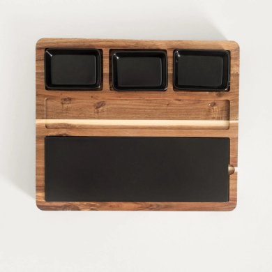 Сервировочный набор Homla FRESCA Дерево 238724 фото - 3