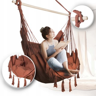 Подвесное кресло-гамак RODOS 2 Карамельный 5.02.211682 фото - 4