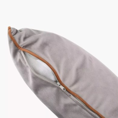 Декоративна подушка Duka SAMMET Welur 50х50 см Сірий - 2 Декоративна подушка Duka SAMMET Welur 50х50 см Сірий 2220599 фото - 2