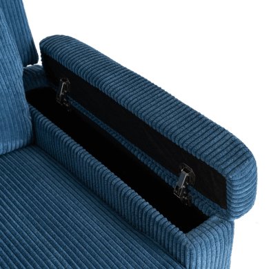 Кресло мягкое раскладное с реклайнером Mebel Elit SPENCER Velvet Синий ME.SPENCER/GR/SZTR/FW фото - 13