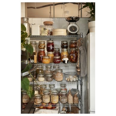 Стеллаж OMAR Серебристый - 3 IKEA Стеллаж OMAR Серебристый (ИКЕА ОМАР) 69829083 фото - 3