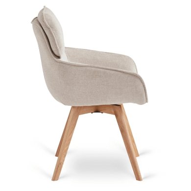 Обеденный стул поворотный Mebel Elit DIAS Бежевый ME.DIAS/BZ/T/K фото - 3