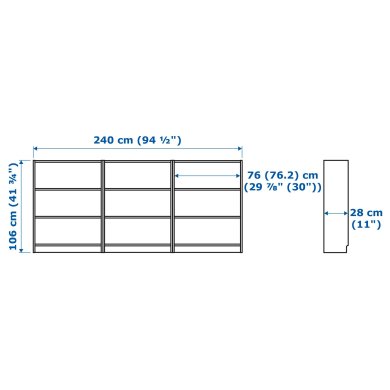 IKEA Стеллаж BILLY Белый (ИКЕА БИЛЛИ) 09017826 фото - 5