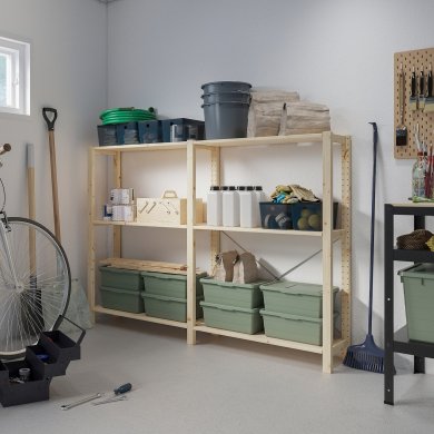 Стеллаж IVAR Дерево - 2 IKEA Стеллаж IVAR Дерево (ИКЕА ИВАР) 99403936 фото - 2