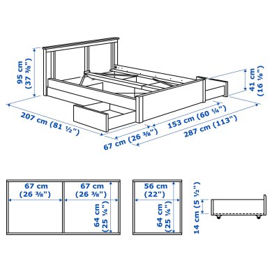 IKEA SONGESAND (ИКЕА СОНГЕСАНД) 29241320 фото - 4