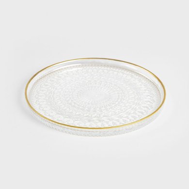 Тарілка Homla VITRIO 21 см Прозорий 234087 фото - 2