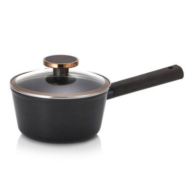 Сотейник с крышкой Duka Noble Cook 1800 мл | Черный / Бронзовый 2220044