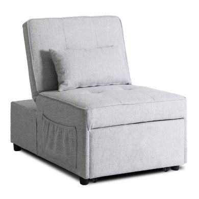 Кресло мягкое раскладное Mebel Elit IBERIS BIG Серый ME.IBERIS/P/T/FW80 фото - 4